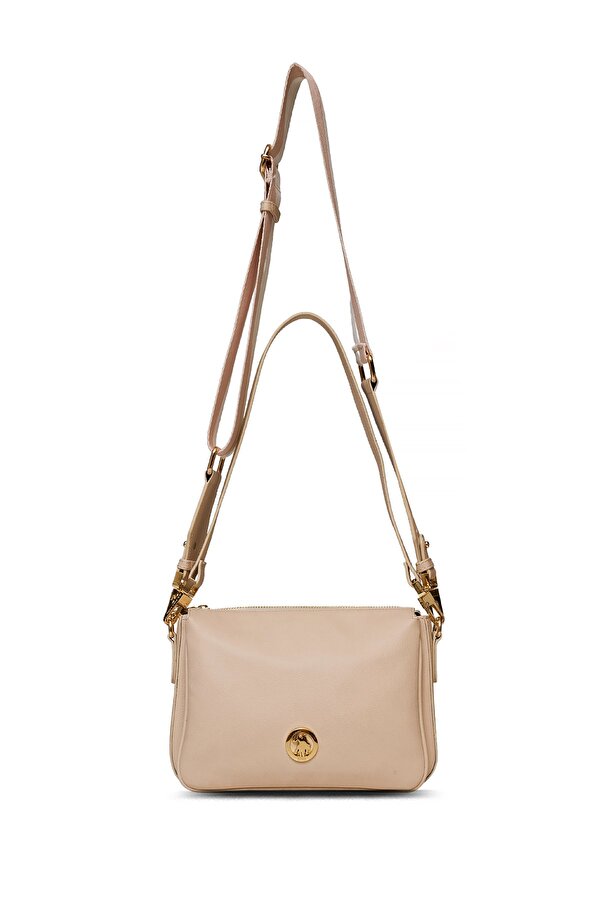 U.S. Polo Assn. US25141 Kadın Çapraz Çanta Bej