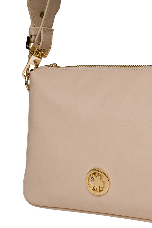 U.S. Polo Assn. US25141 Kadın Çapraz Çanta Bej