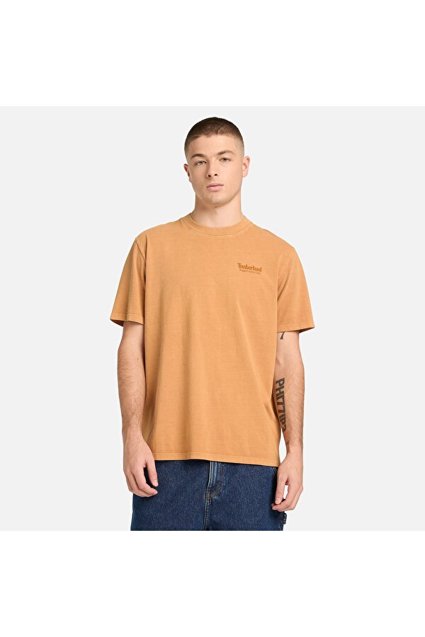 Rugged Active Gear Back Graphic Tee Erkek Bej Tshirt Tb0a5mu6p471