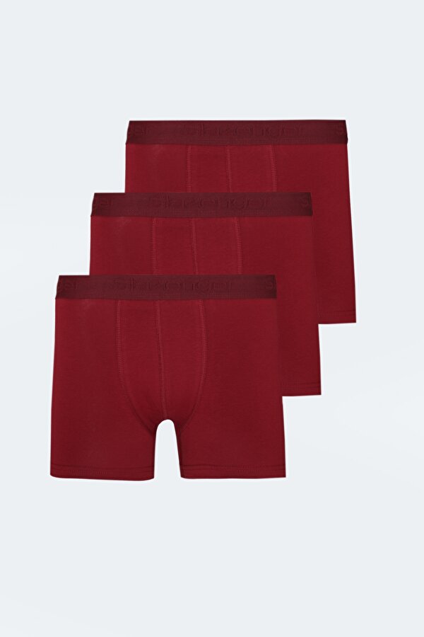 JAMA 3 lü Set Erkek Bordo Boxer