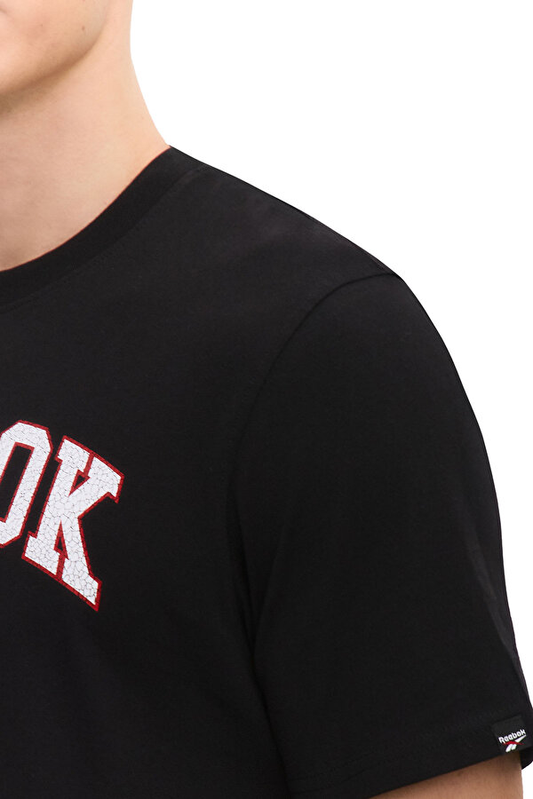 Reebok Ath Dept Graphic Tee Черный Мужчина Футболка