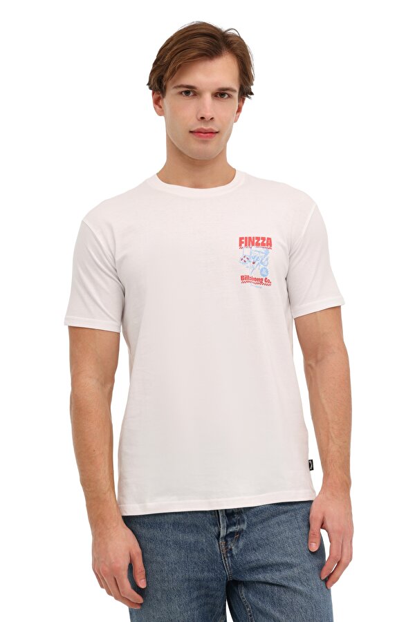LUNCH BREAK SS Beyaz Erkek Kısa Kol T-Shirt - 2. Ürüne %50 İndirim