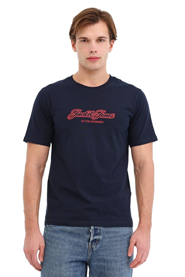 JORCATSKILLS TEE SS CN FS Lacivert Erkek Kısa Kol T-Shirt - 2. Ürüne %50 İndirim