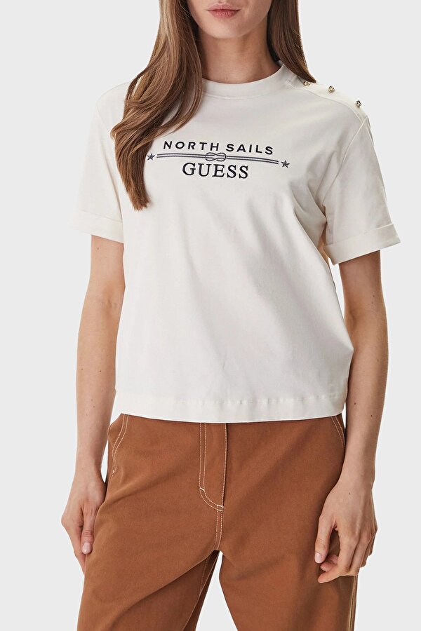 W6GI03K2657 Xns Logo Tee Kadın Tişört