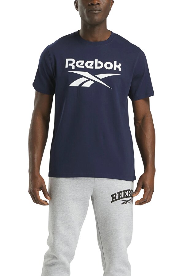 Reebok CHAD BIG LOGO CREW NECK S NAVY BLUE Man 054