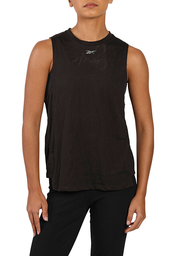 Reebok LUX BURNOUT TANK BLACK Woman 046