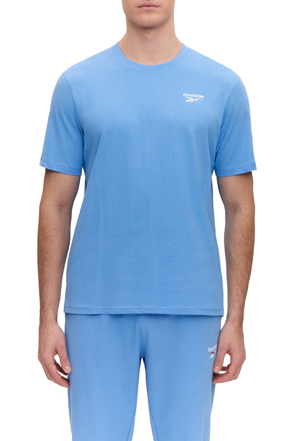 Reebok CODY SMALL LOGO CREW NECK BLUE Man 054