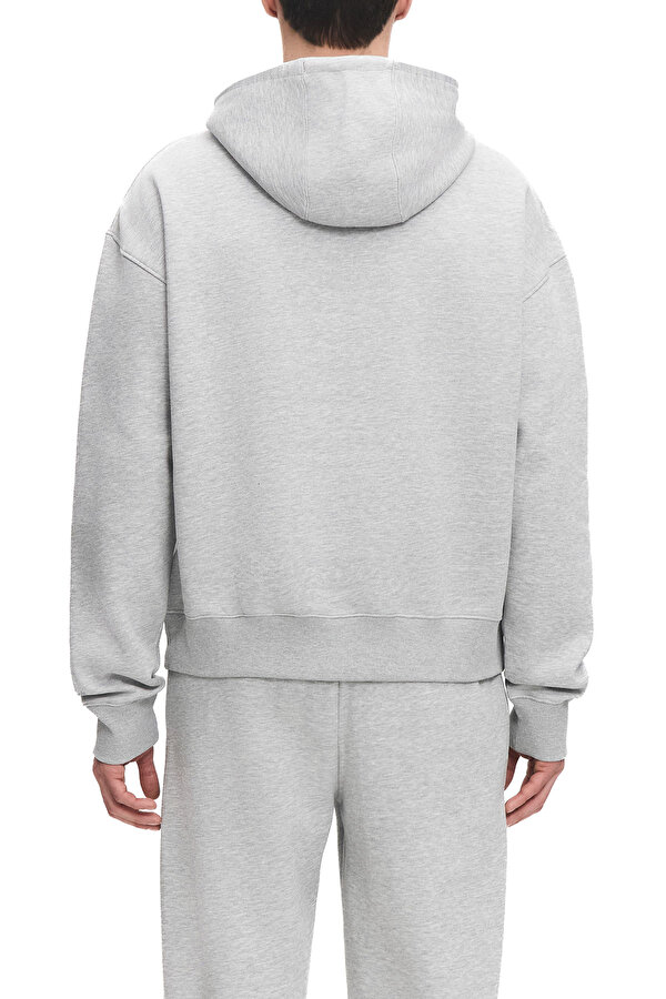 Reebok CREST HOODIE GRAY MELANGE Man 449