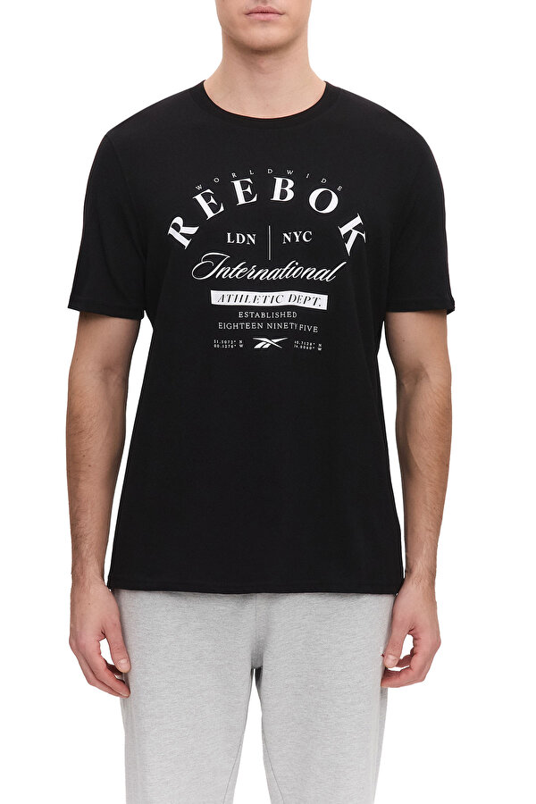 Reebok INTERNATIONAL GRAPHIC TEE BLACK Man 054