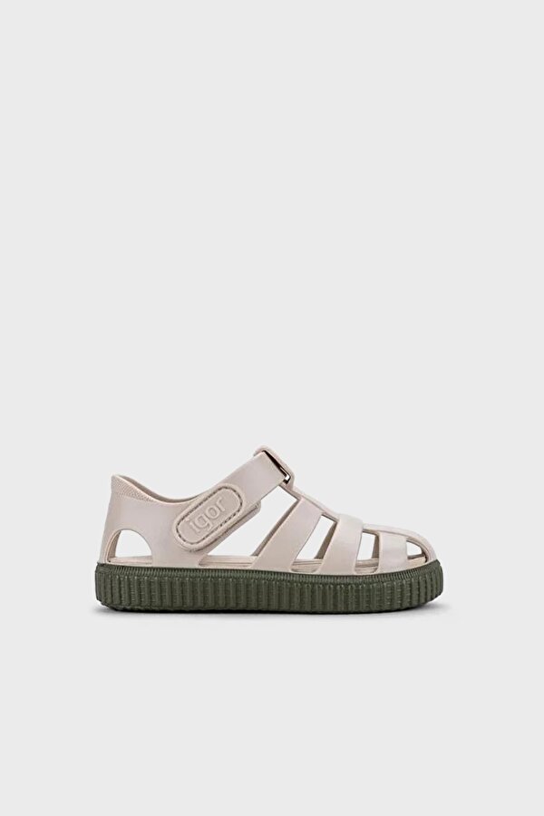 Unisex Çocuk Sandalet S10368 KAKİ