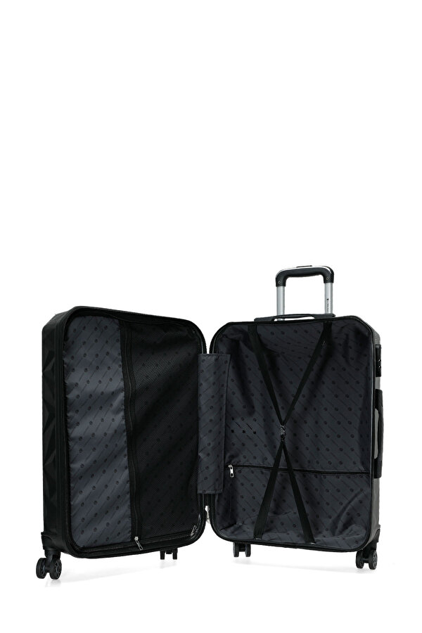 HEXAGON -B ABS 6FX Gri Unisex Büyük Boy Valiz Fiyatları