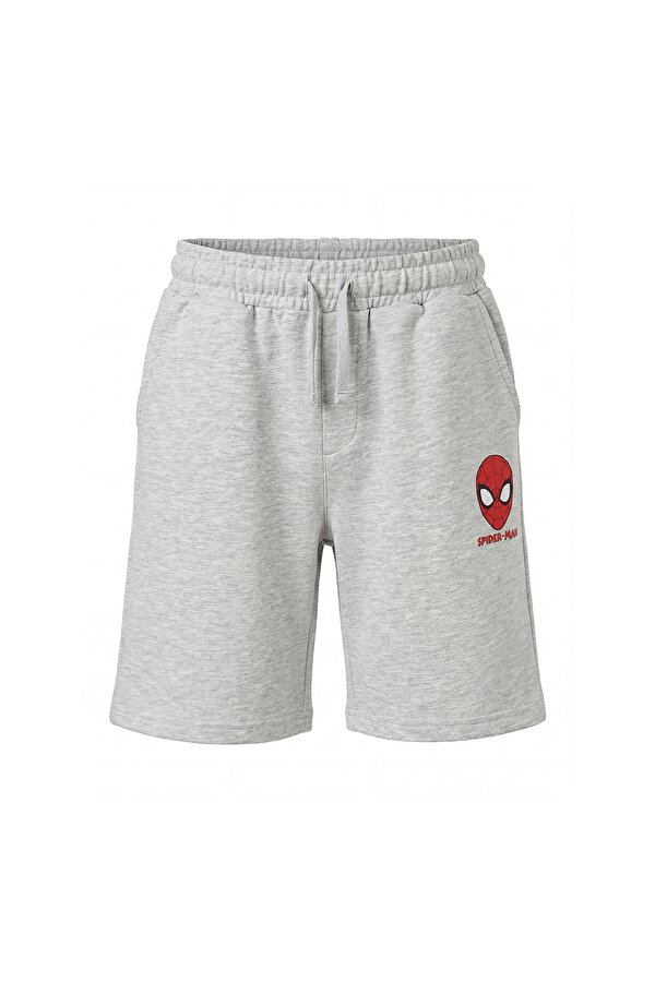 BL SPIDERMAN-3 6FX GRI MELANJ Erkek Çocuk Şort - 2. Ürüne %50 İndirim