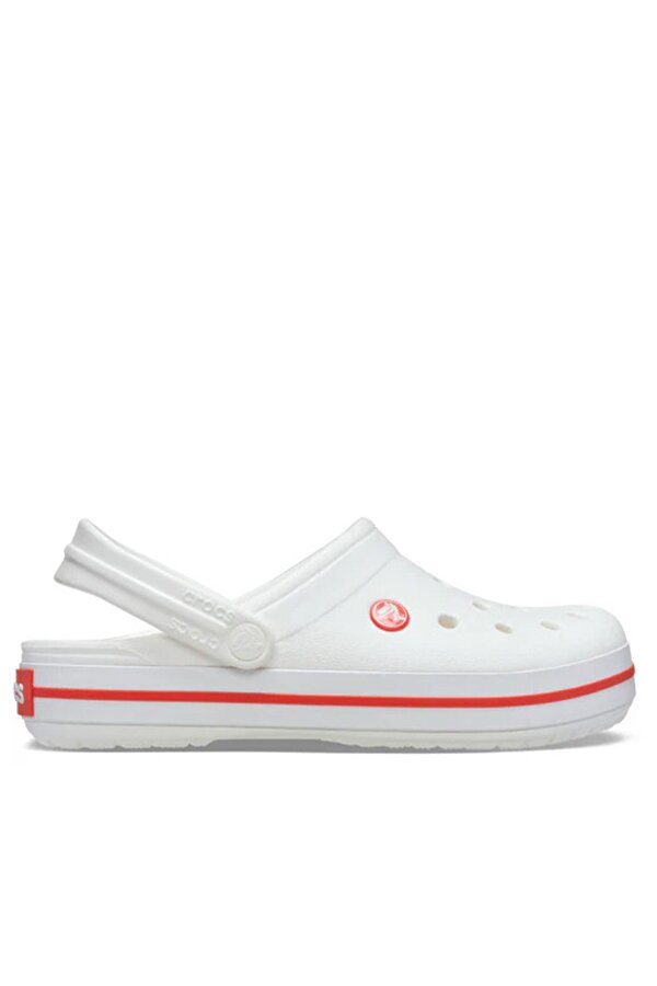 Crocband Günlük Unisex Terlik Beyaz Kırmızı