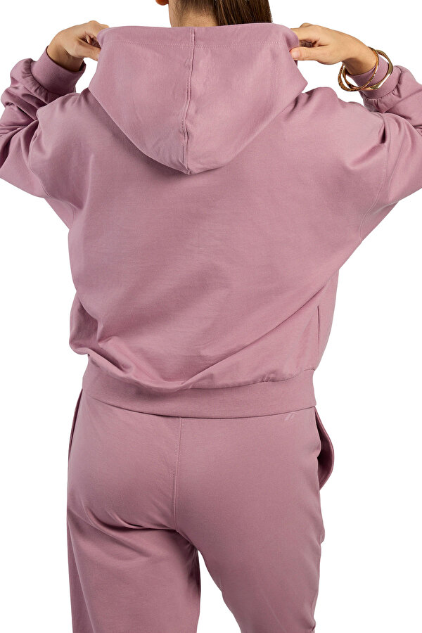 Reebok SATIN LOGO HOODIE PURPLE Woman 449