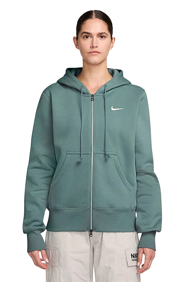 Nike W NSW PHNX FLC STD FZ HDY ICE GREEN Woman 711