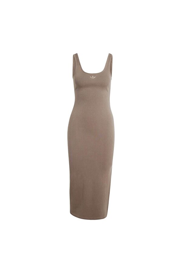 Kadın Kahverengi Elbise ESS RIB DRESS KE3167