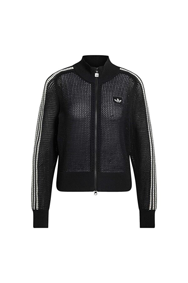 Kadın Siyah Ceket CROCHET TT KC6497