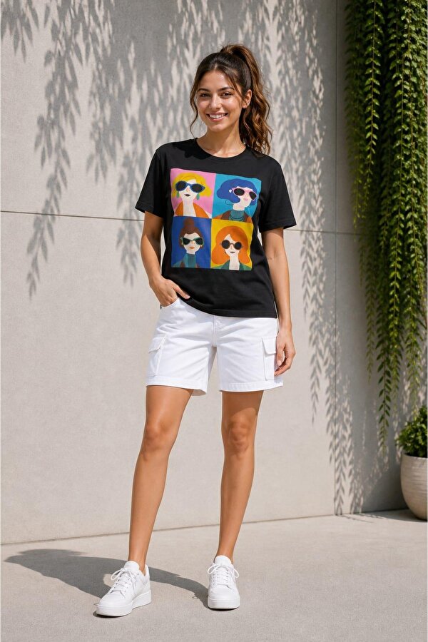 ALEXANDERGARDI Baskılı Kadın T-shirt