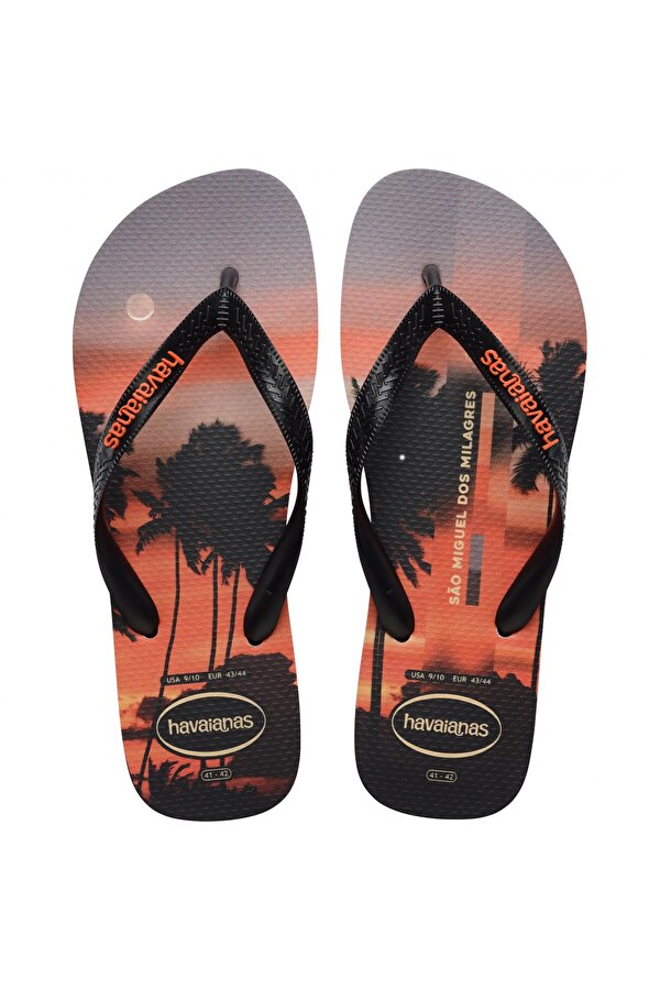 4149971 Top Surfer I Parmak Arası Siyah-Kırmızı Unisex Terlik