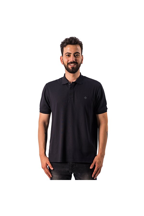 Breeze Erkek Polo T-Shirt-SİYAH