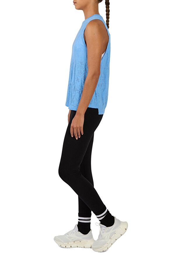 Reebok LUX BURNOUT TANK BLUE Woman 046