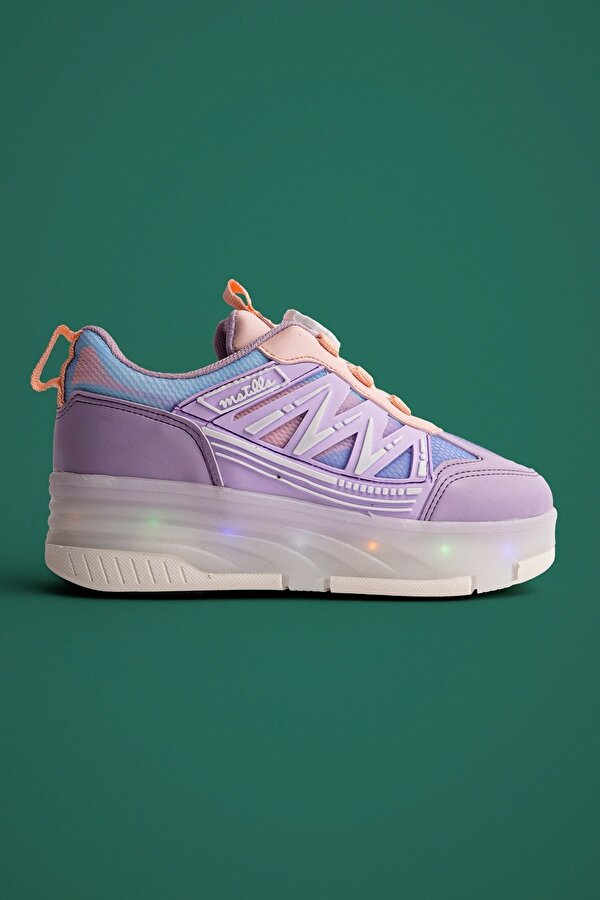 SKY Çocuk Işıklı Patenli Tekerlekli Sneaker Spor Ayakkabı