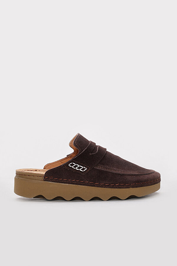 Hakiki Deri Kadın Düz Terlik 972ZA351