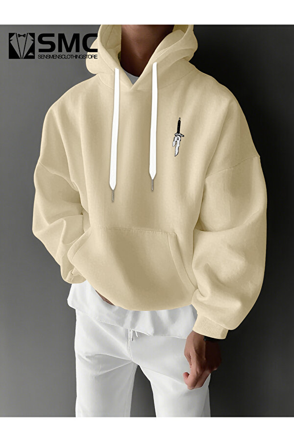 Unisex Toji X Japon Baskılı kapüşonlu Sweatshirt - 3 Al 1 Öde