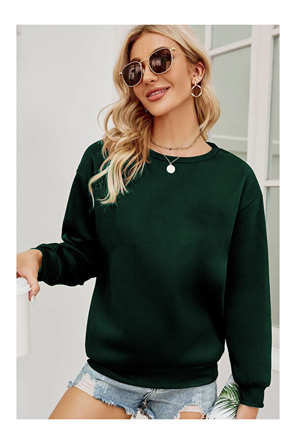 Unisex Be Yourself Baskılı Tasarım Oversize Sweatshirt - 3 Al 1 Öde