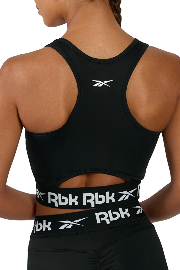 Reebok Id Train Ruched Bra Черный Женщина Топ
