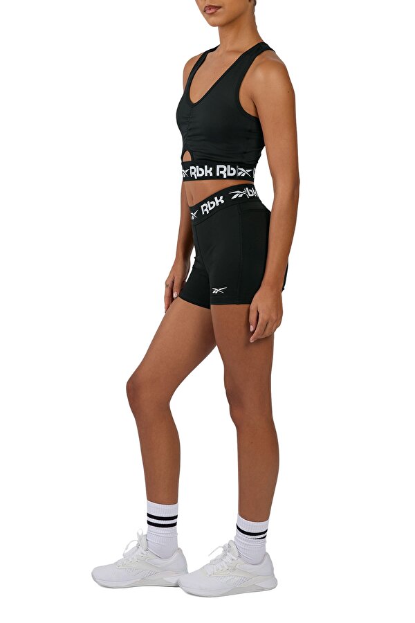 Reebok Id Train Ruched Bra Черный Женщина Топ