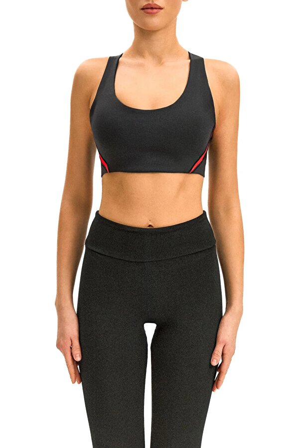 Reebok Lux Racer Bra - Cb Черный Женщина Топ