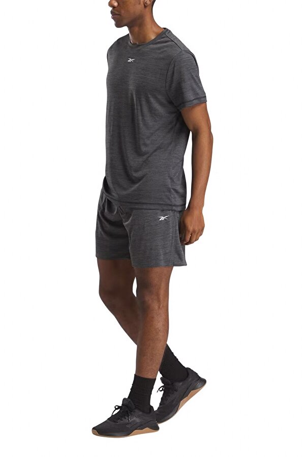 Reebok ID TRAIN MELANGE TECH TEE BLACK MELANGE Man 054