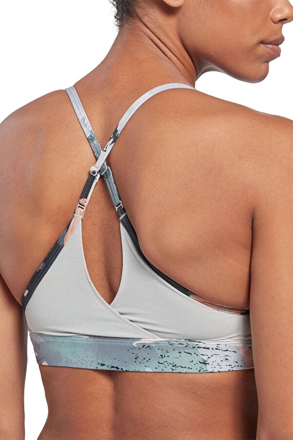 Reebok Lux Strappy Bra Aop Серый 016 Женщина Топ