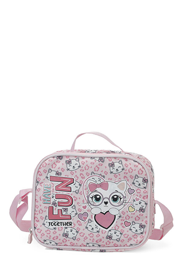 Beslenme Çantası Kız Çocuk Pembe BTS PINKCAT BC - 2. Ürüne %50 İndirim