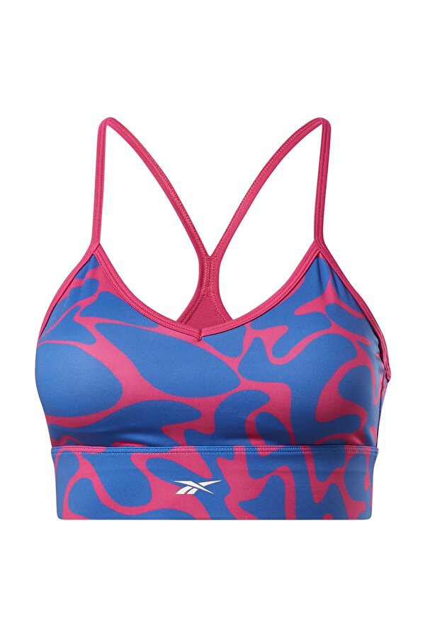 Reebok Wor Aop Tri Back Bra Розовый Женщина Топ