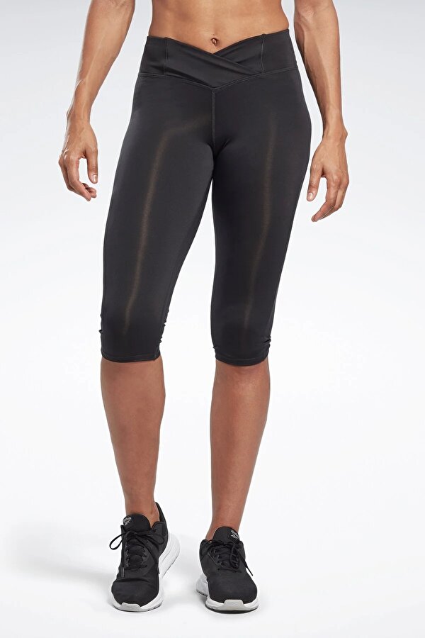 Reebok Wor Basic Capri Черный Женщина Леггинсы