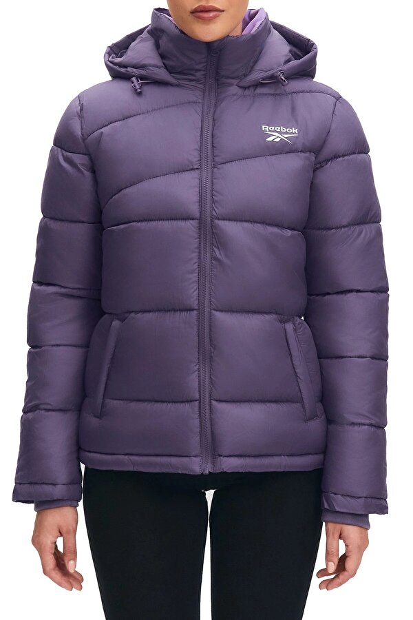 Reebok Ploj Jacket Фиолетовый Женщина Полупальто