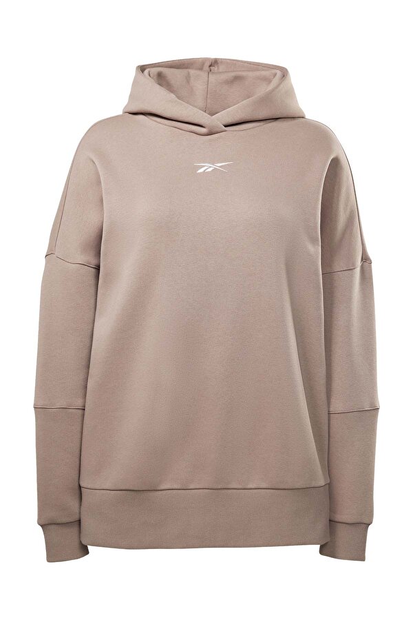 Reebok LUX OVERSIZED HOODIE L BROWN Woman 449