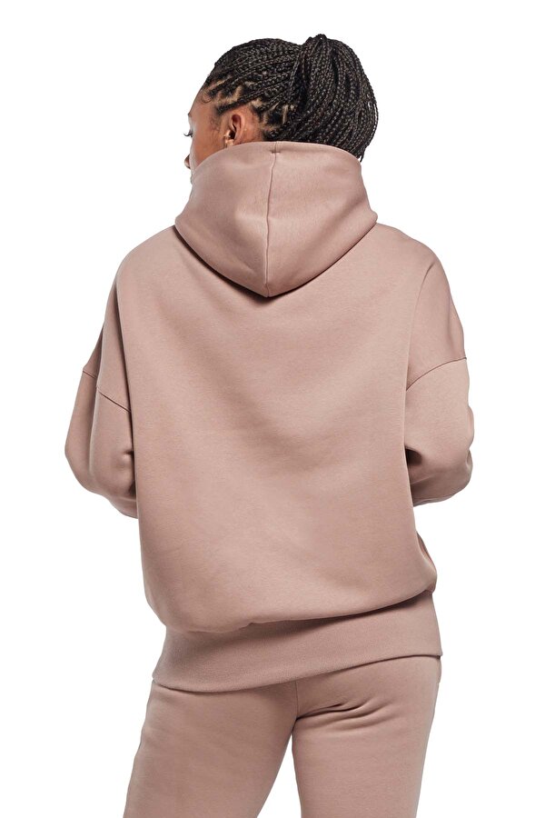 Reebok LUX OVERSIZED HOODIE L BROWN Woman 449