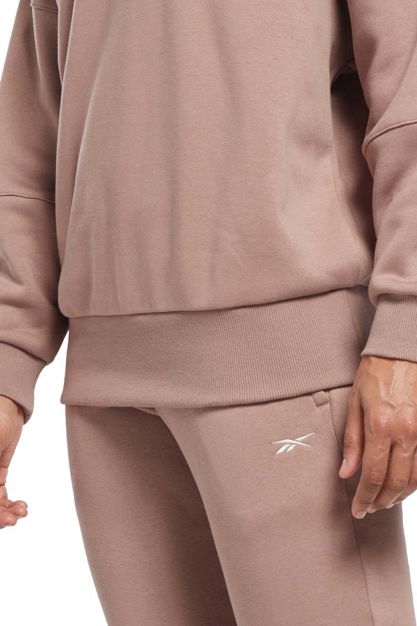 Reebok LUX OVERSIZED HOODIE L BROWN Woman 449