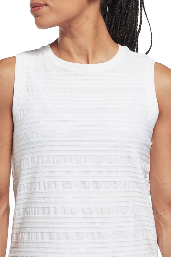 Reebok Perforated Tank WHITE Woman 046