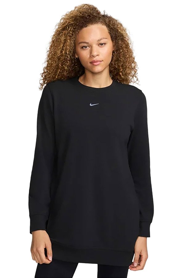 Nike W NK ONE DF CREW TUNIC BLACK Woman 060