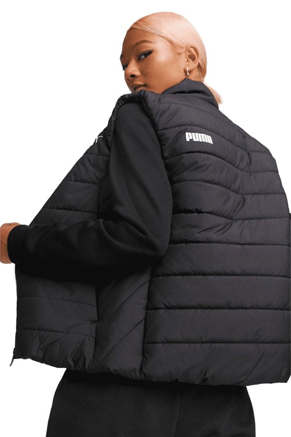 Puma ESS Padded Vest BLACK Woman 068