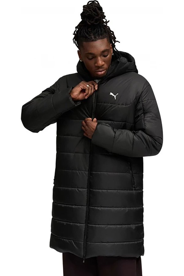 Puma ESS Hooded Padded Parka BLACK Man 057
