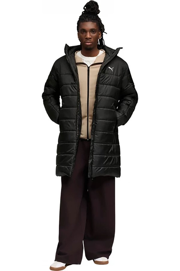 Puma ESS Hooded Padded Parka BLACK Man 057