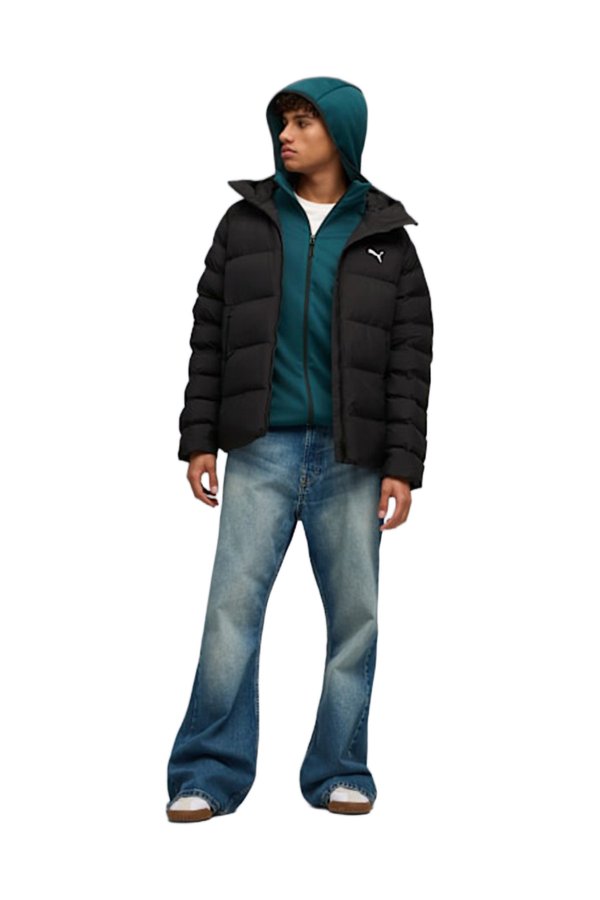Puma Mono Hooded Jacket BLACK Man 057