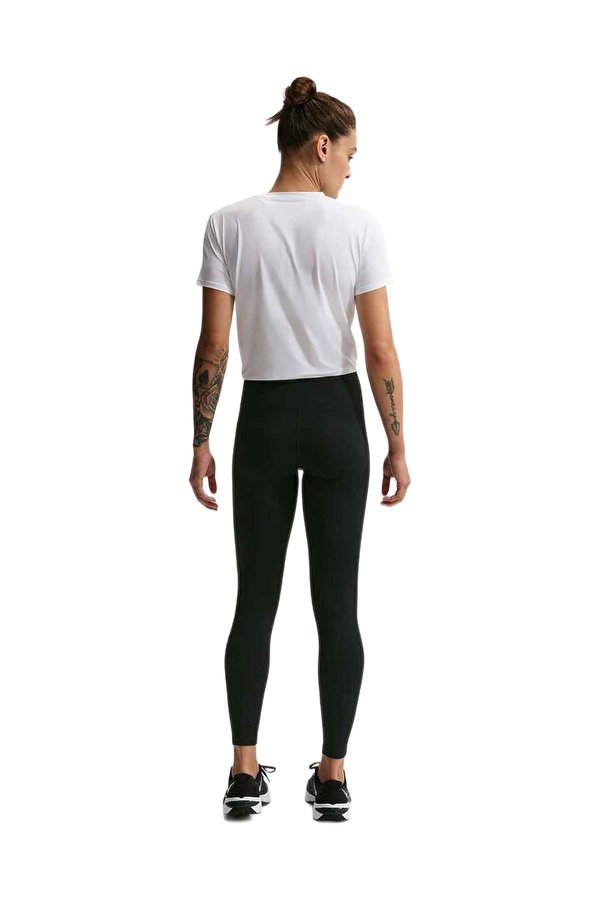Nike W Nk Df One Hr Tight Usea Черный Женщина Спортивные Брюки