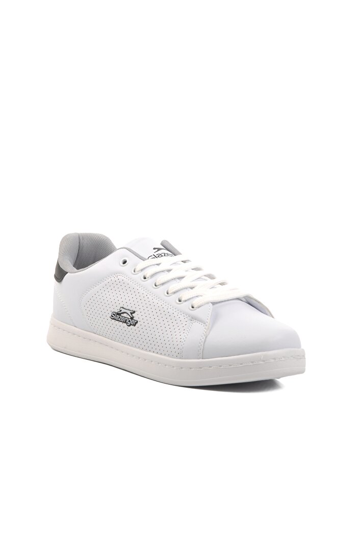 Slazenger Beyaz Siyah Büyük Numara Erkek Sneaker Ayakkabı — 3