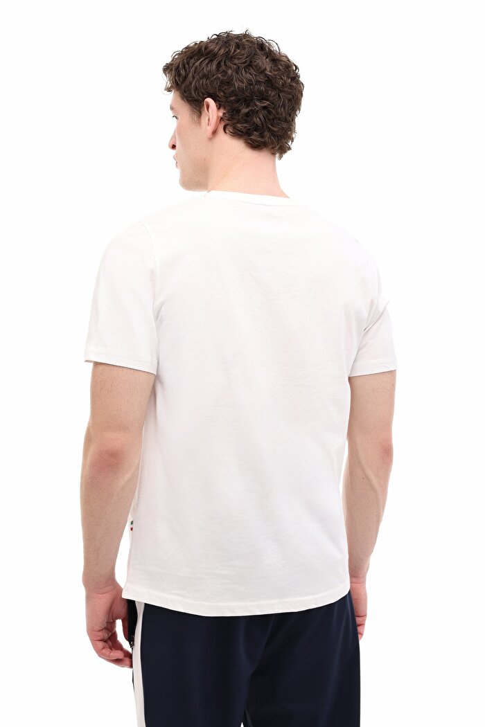 Lumberjack ML RENATO 11ITL 1030 6FX Beyaz Erkek Kısa Kol T-Shirt — 2
